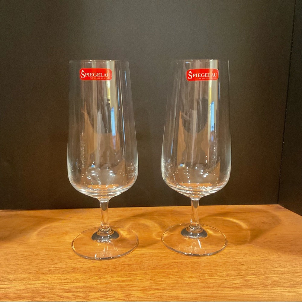 SPIEGELAU Crystalline Capri Pilsner Beer Glasses set of 2
